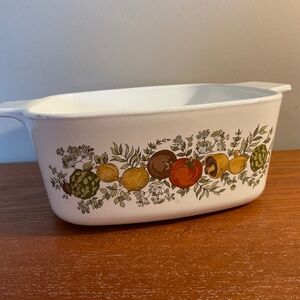 Vintage CorningWare Spice of Life Casserole Dish